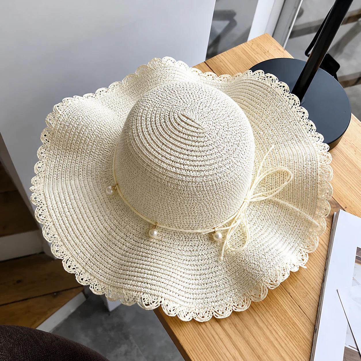 Chapeau de Paille Élégant